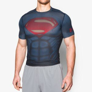 koszulka męska rashguard UNDER ARMOUR ALTER EGO SUPERMAN COMPRESSION SHIRT 1273689-410