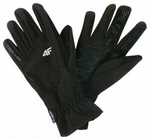 rękawiczki narciarskie damskie 4F C4Z13-RED002 czarne