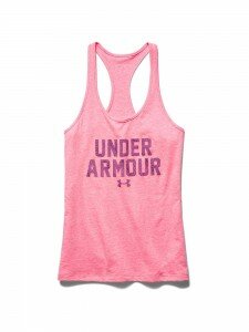 koszulka top damska UNDER ARMOUR Charged Cotton® UA Wordmark Tank 1258865-683